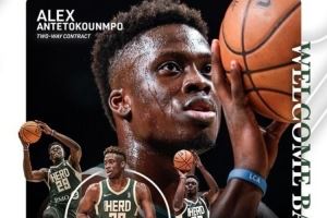 3兄弟同队创历史！雄鹿官方：与亚历克斯-阿德托昆博签双向合同