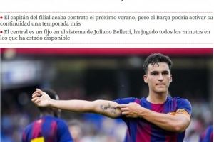 世体:巴黎关注巴萨B队队长,合同明年到期但有续约1年条款